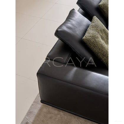 Horizonte Linear Minimalist Sofa - scene