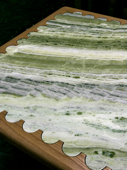 Emerald Stone Coffee Table - detail