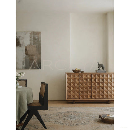Reclaimed Wood Zoned Storage Cabinet - scene