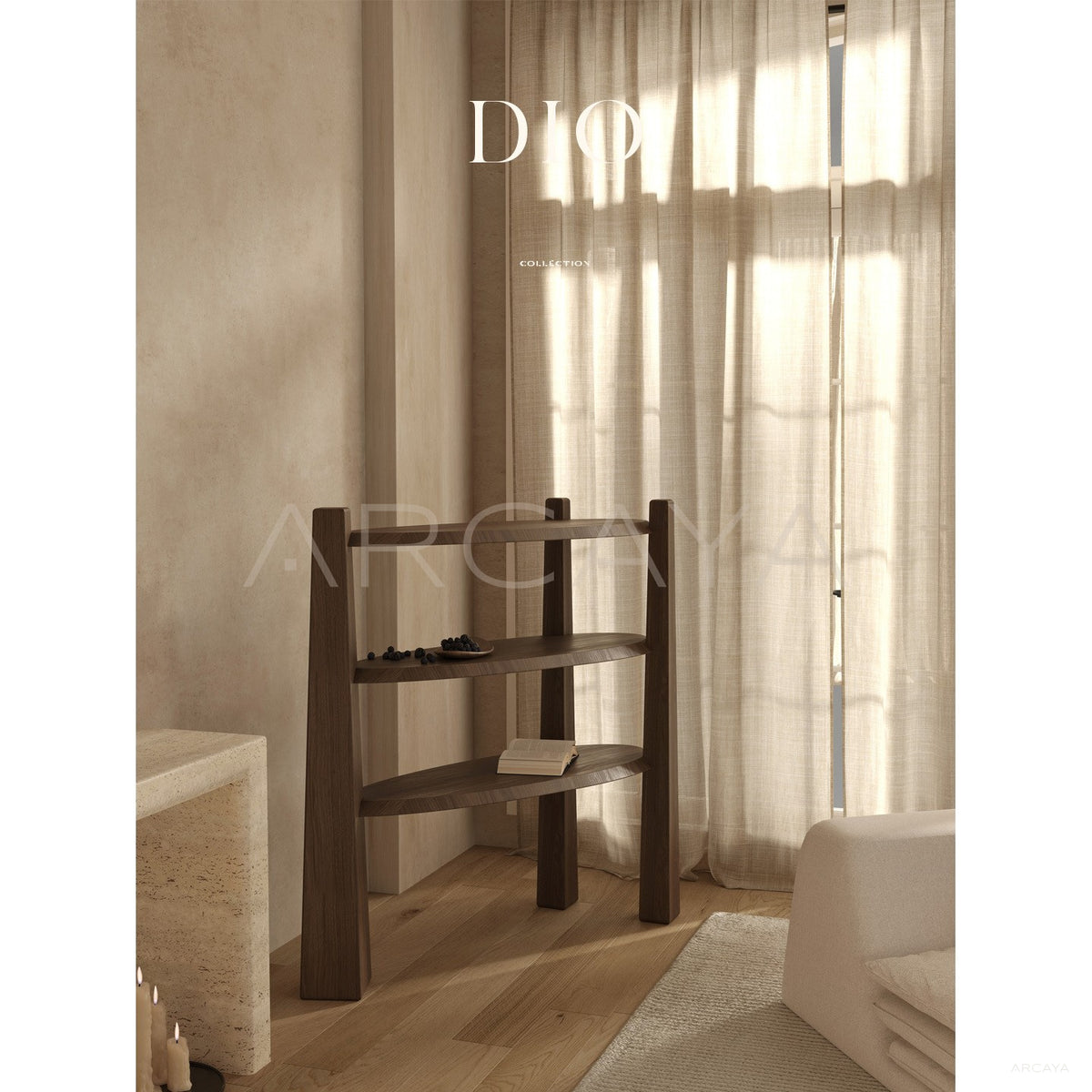 Dio Floating Bookshelf in detail