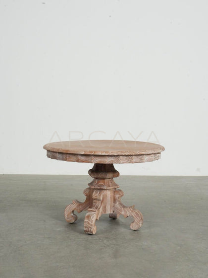 Wabi Sabi Distressed Side Table - scene