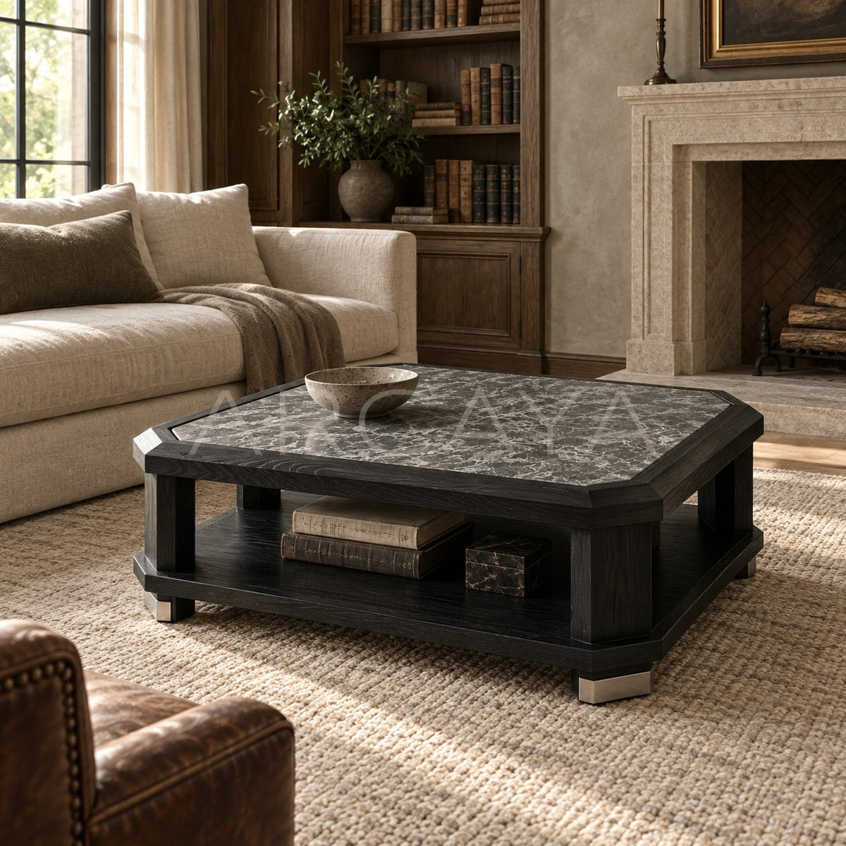 Aston Ink Mountain Furniture — Coffee Table in detail