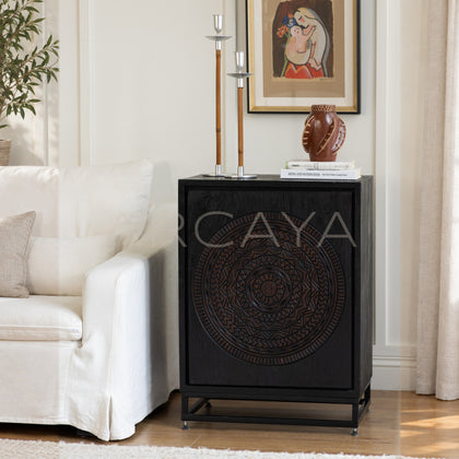 Teak Small Side Cabinet - main