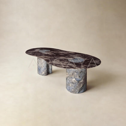 Aston Lan Stone Irregular Long Table - main