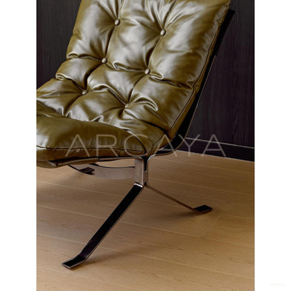 Ohm Lounge Chair Natural Leather - scene