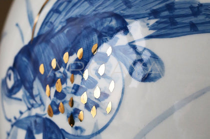 Blue White Porcelain Hydroponic Vase - scene