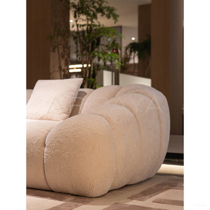 Mountain Isle Chenille Sofa - scene