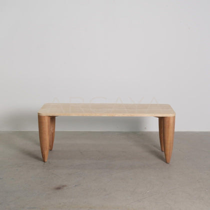 Travertine Elephant Leg Table - main