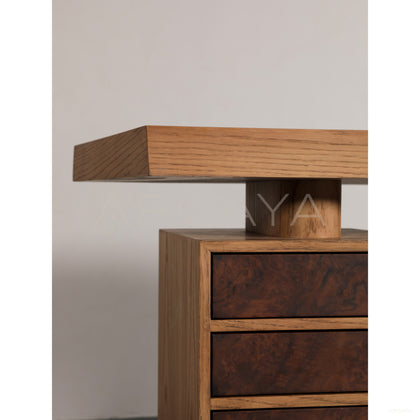 Mid Century Sculptural Desk - scene