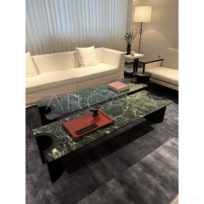 Green Marble Piece — Coffee Table - scene