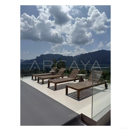 Aegean Outdoor Lounger - scene