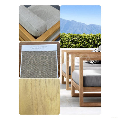 Modern Outdoor Sofa - scene