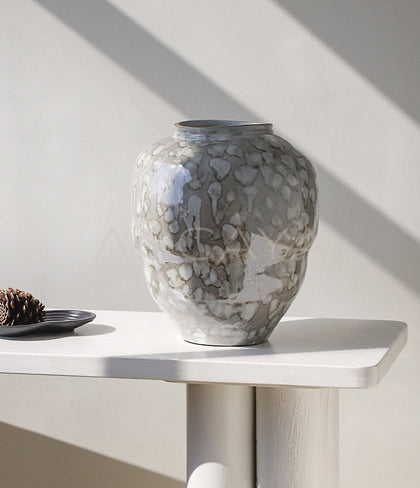 Jingdezhen Wabi Sabi Large Floor Jar Vase - scene