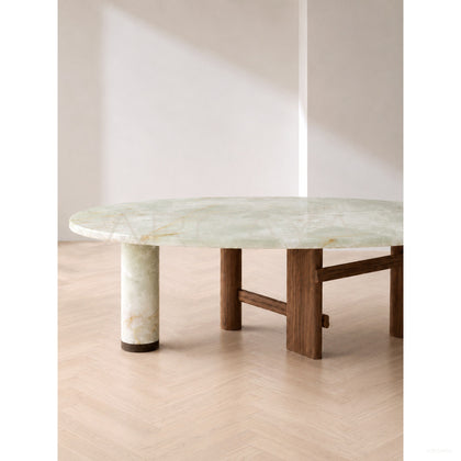 Sengu Jade Stone Dining Table - scene