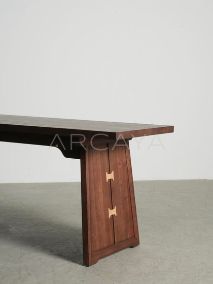 New Chinese Mortise Tenon Tea Table - detail