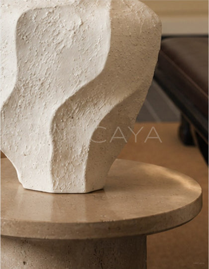 Handmade Wave Surface Ceramic Vase - scene