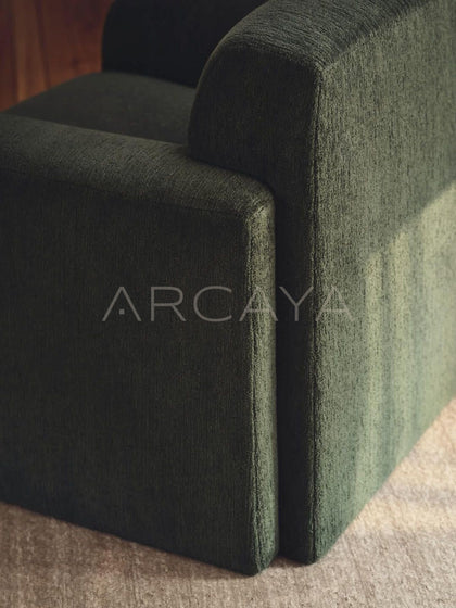 Green Lounge Chair - detail