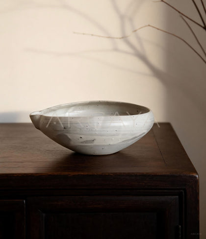 Amu Collab Double Ear Large Ceramic Bowl - scene