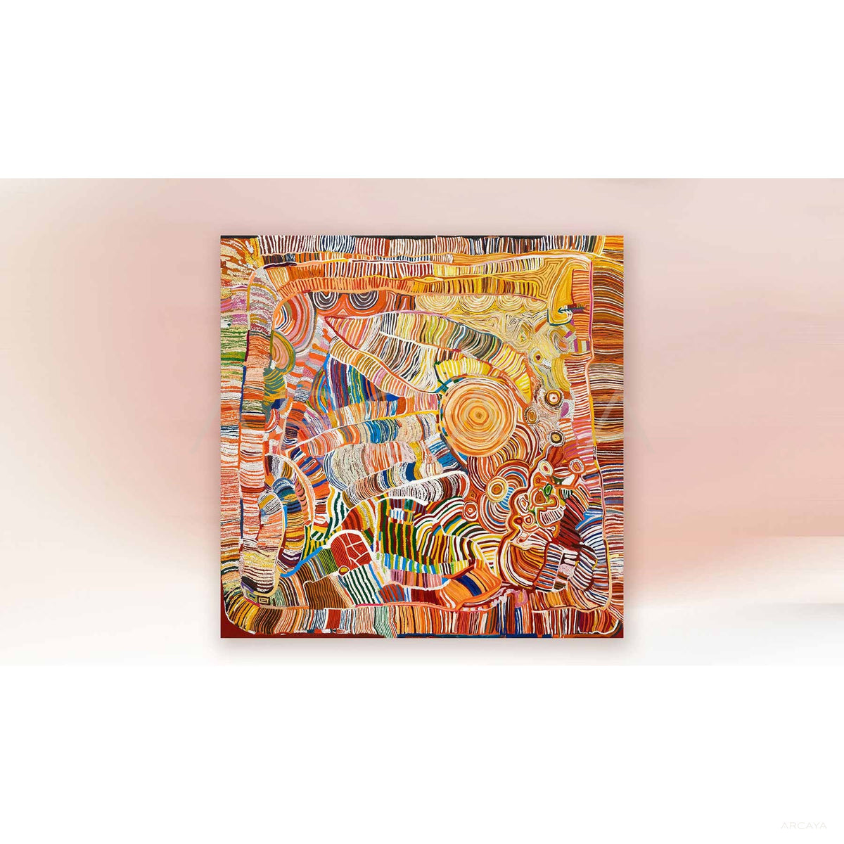 Mixed Media Wall Art 2503D0122 in detail