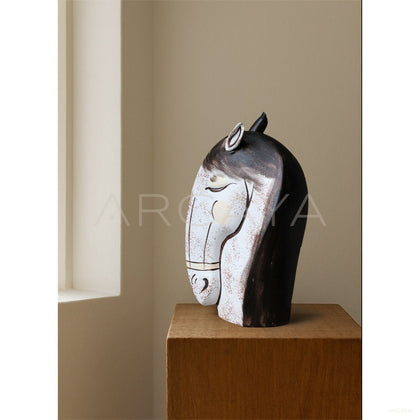 Horse Ornament Wine Cabinet Decor - scene