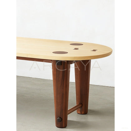 Rhye Oak Dining Table - scene
