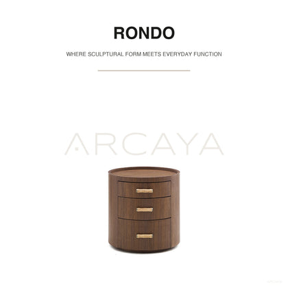 Rond Round Nightstand - scene