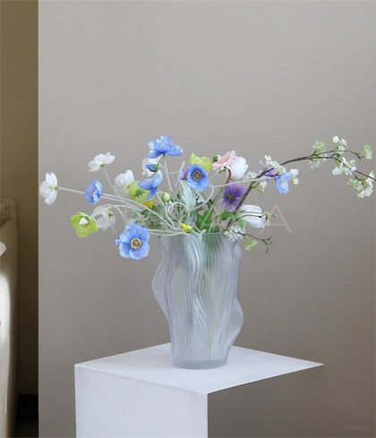 Clear Glass Hydroponic Vase Modern - scene