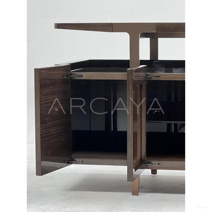 Italian T Shape Metal Frame Sideboard - scene