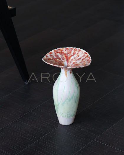 Wabi Sabi Drip Glaze Gradient Ceramic Vase - scene