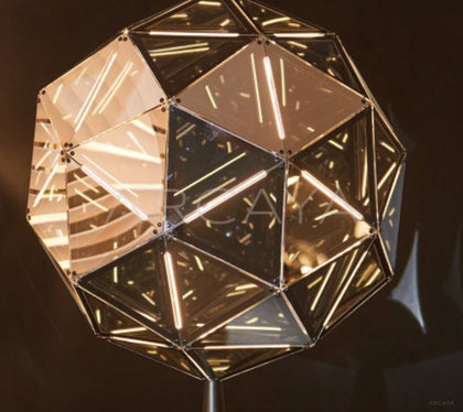 Prism Globe Cone Base Floor Lamp 95373 - detail
