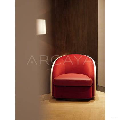 New Year Red Handmade Armchair - scene