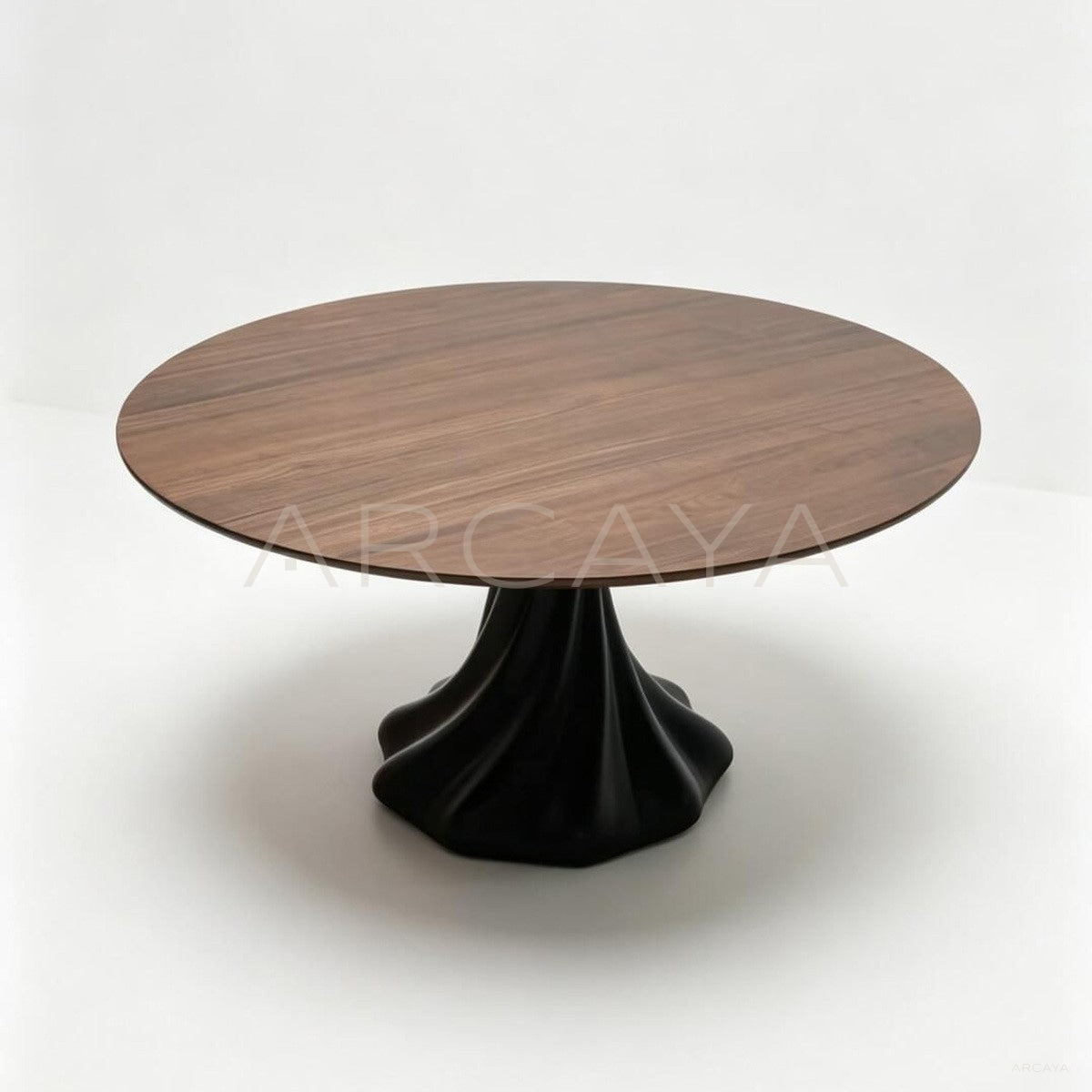 Lotus Leg Round Dining Table - main