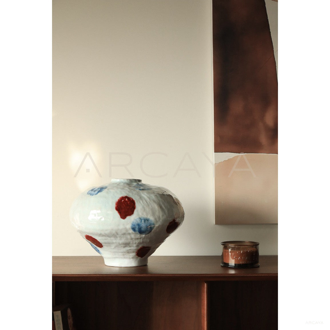 Vintage Jingdezhen Designer Art Vase in detail
