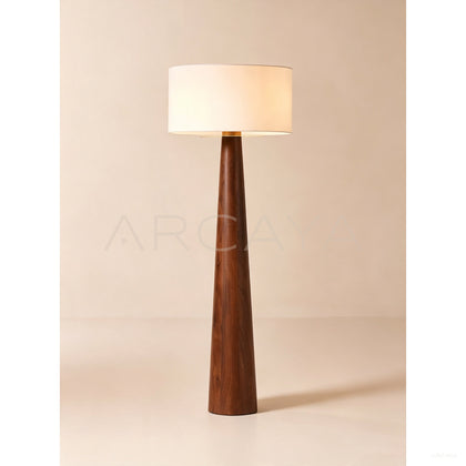 Eastside Acacia Wood Floor Lamp - scene