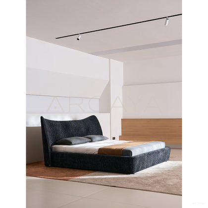 Minimalist Fishtail Bed - scene