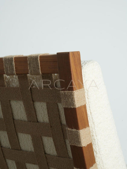 Handmade Jute Rope Armchair - detail