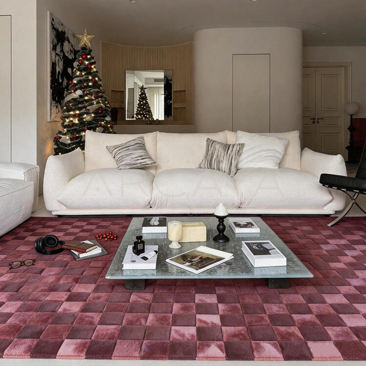 Red Accent Rug - main