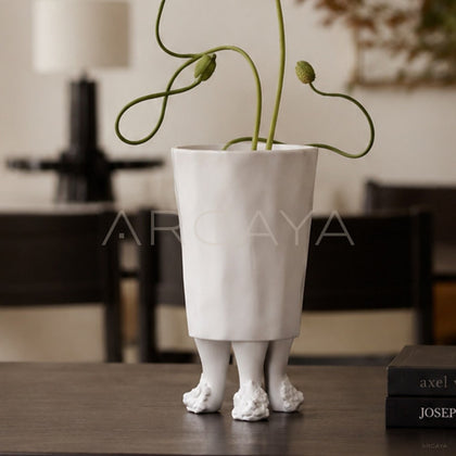Handmade Art Sculpture Ceramic Vase - main