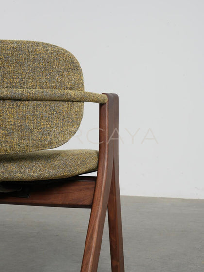 Walnut Dining Chair - detail