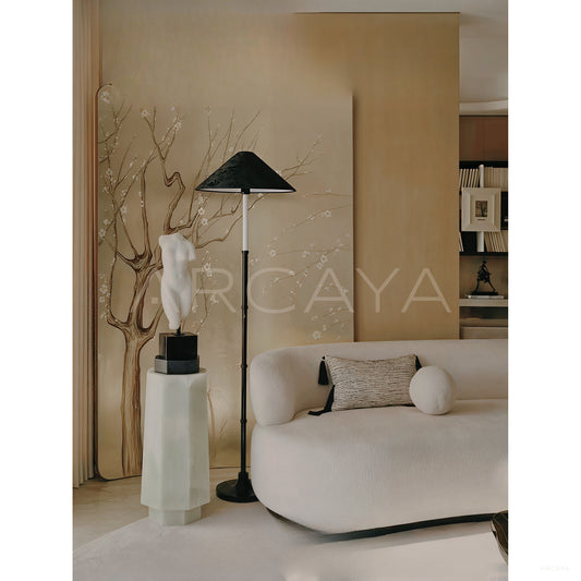 Reflective Gold Leaf Folding Screen - scene