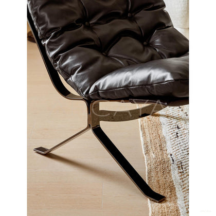 Ohm Lounge Chair Natural Leather - scene