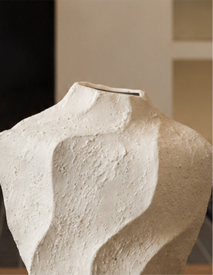 Handmade Wave Surface Ceramic Vase - scene