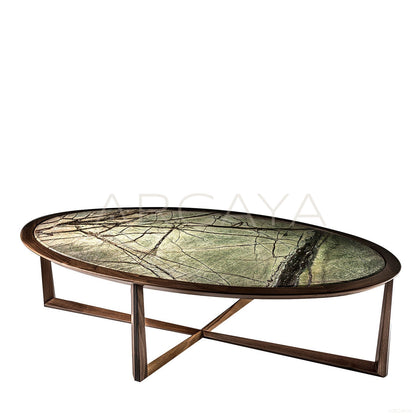 Aston Yanyu Brazilian Stone Coffee Table - scene
