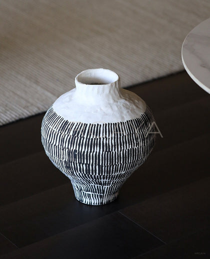Designer Wabi Sabi Chinese Vintage Vase - scene