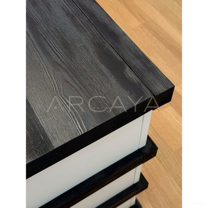 Black White Minimalist Sideboard - scene