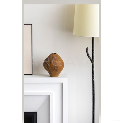 Dadan Hand Pinched Irregular Stoneware Vase - scene