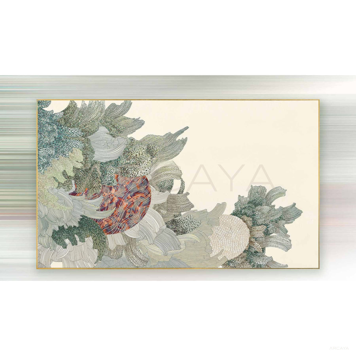 Mixed Media Wall Art 2503H0008 in detail