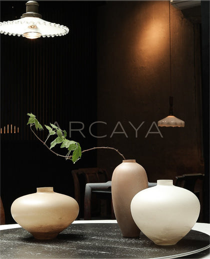 Glass Chinese Wabi Sabi Vase - scene