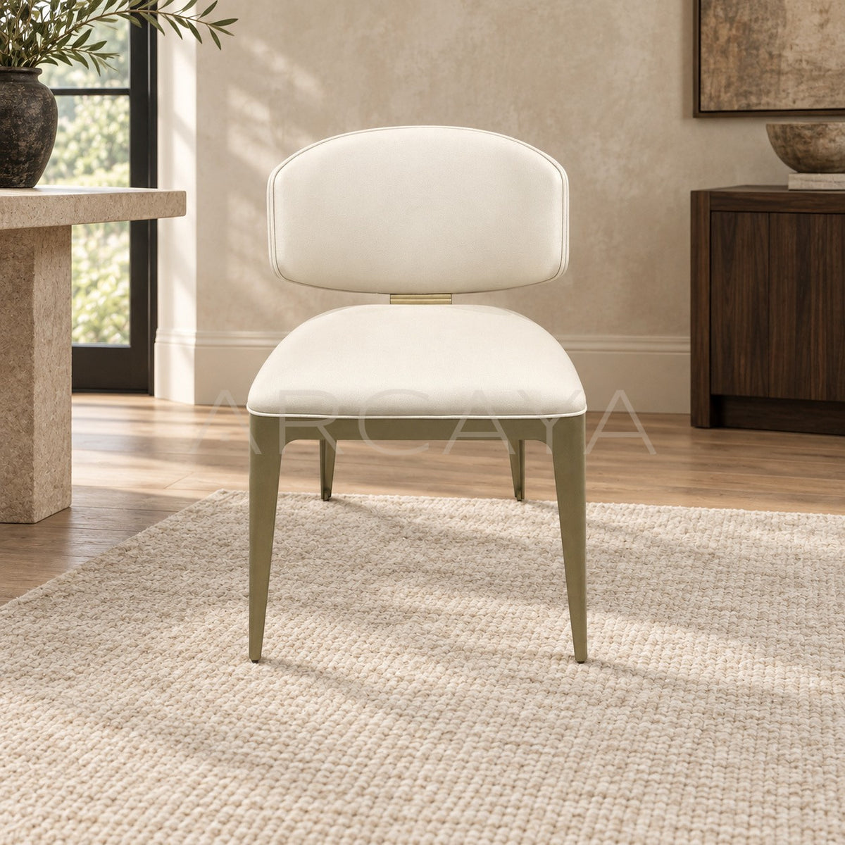 Wave Back Dining Chair Qijing - main
