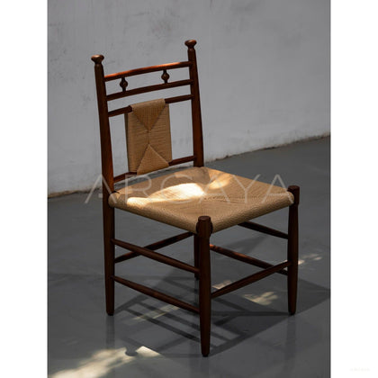Natural Style Solid Wood Dining Chair - scene